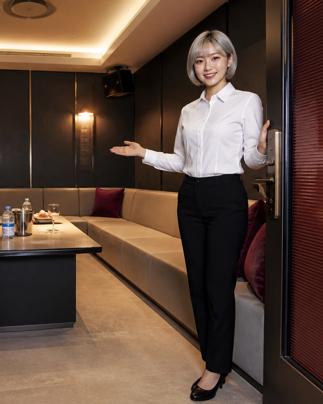 인천 셔츠룸 버니 노래클럽의 차분하고 편안한 매장 분위기